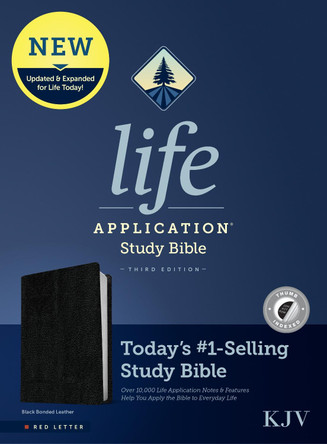KJV Life Application Study Bible, Third Edition, Black by  9781496439802