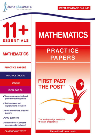 11+ Essentials Mathematics Practice Papers Book 2 by  9781912364497
