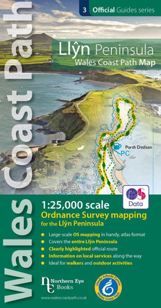 Llyn Peninsula Coast Path Map: 1:25,000 scale Ordnance Survey mapping for the Llyn Peninsula section of the Wales Coast Path by  9781908632609