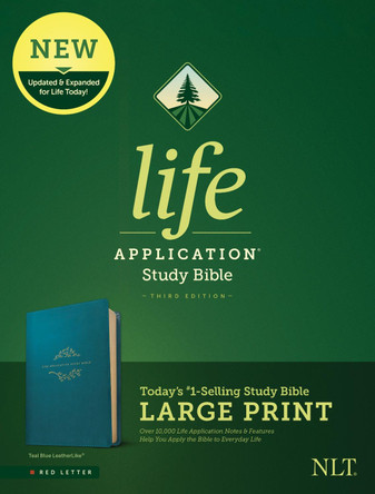 NLT Life Application Study Bible, Third Edition, Large Print by  9781496439352