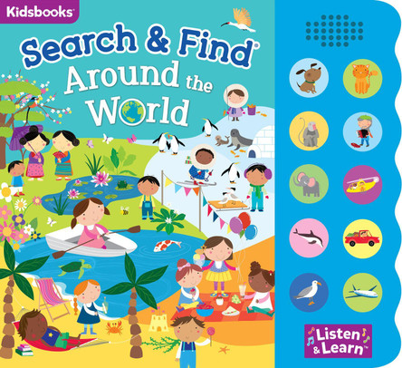 Search & Find Around the World by Jennifer Bartlett 9781835093238
