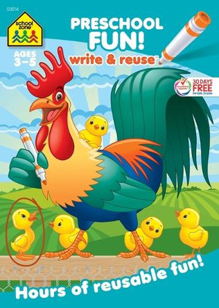 School Zone Preschool Fun! Write & Reuse Workbook by School Zone 9781601590817