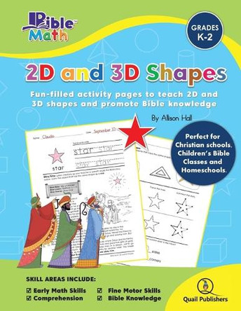 Bible Math 2D and 3D Shapes: 2D and 3D Shapes by Allison Hall 9781737600886