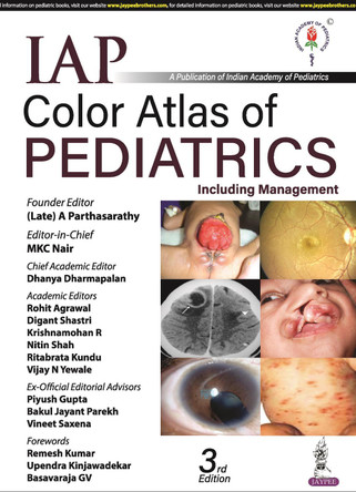 IAP Color Atlas of Pediatrics by (Late) A Parthasarathy 9789356961937