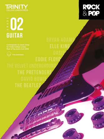 Trinity College London Rock & Pop 2018 Guitar Grade 2 CD Only by  9780857366498