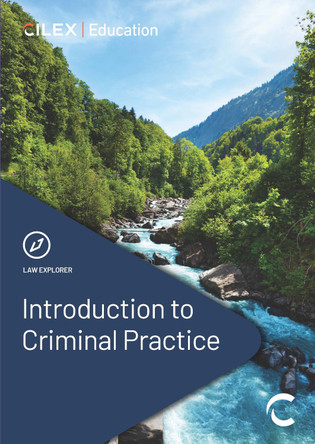 Introduction to Criminal Practice by CILEX Education 9781911713241