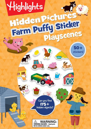 Farm Hidden Pictures Puffy Sticker Playscenes Highlights 9781639623815