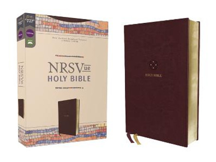 NRSVue, Holy Bible, Leathersoft, Burgundy, Comfort Print by Zondervan