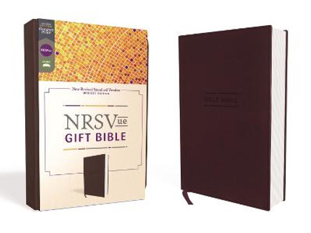 NRSVue, Gift Bible, Leathersoft, Burgundy, Comfort Print by Zondervan