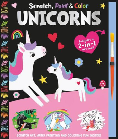 Scratch, Paint & Color Unicorns by Georgie Taylor 9781835551417