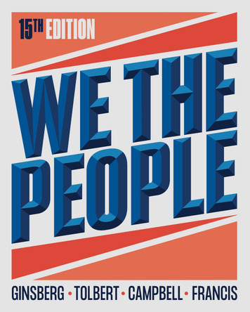 We the People by Benjamin Ginsberg 9781324085348