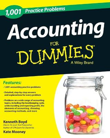1,001 Accounting Practice Problems For Dummies by Kenneth W. Boyd