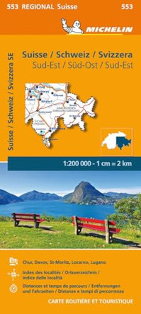 Suisse Sud-Est - Michelin Regional Map 553: Maps by  9782067251168