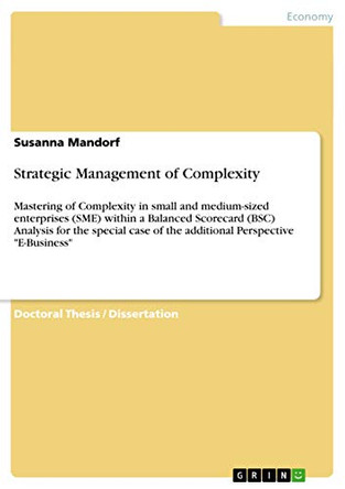 Strategic Management of Complexity by Susanna Mandorf 9783656041276