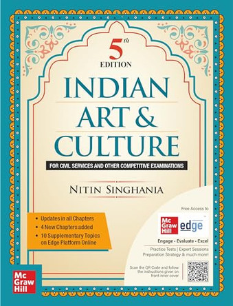 Indian Art And Culture: For Civil Services and other Competitive Examinations by Nitin Singhania 9789355325921 Indian Art And Culture: For Civil Services and other Competitive Examinations by Nitin Singhania 9789355325921