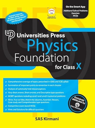 Physics Foundation for Class X by S.A.S. Kirmani 9789393330536
