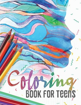 Teens Flower Colouring Book by Drake Maze 9781998811649