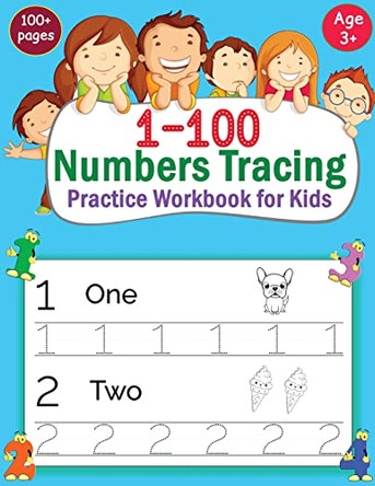 1-100 Numbers Tracing Practice Workbook for Kids by Classy Press 9789355221582