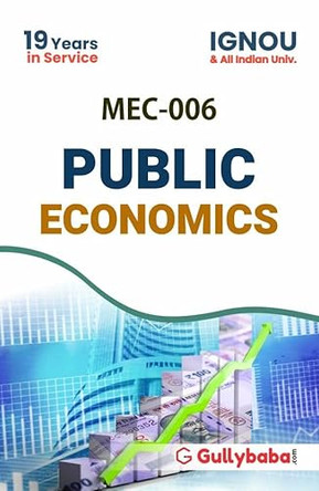 MEC-006 Public Economics by Sutikshan Chaturvedi 9789381066645