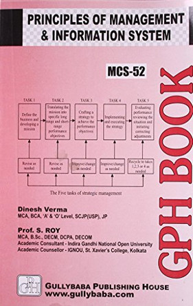 MCS-052 Principles of Management & Information Systems by Dinesh Verma 9789381638712
