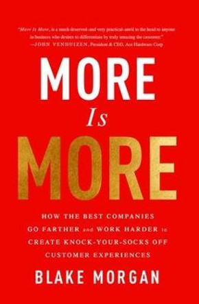 More Is More: How the Best Companies Go Farther and Work Harder to Create Knock-Your-Socks-Off Customer Experiences by Blake Morgan