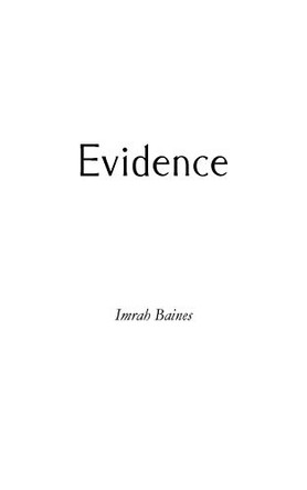 Evidence by Imrah Baines 9781800314788