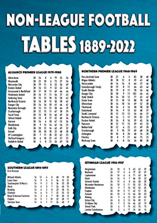Non-League Football Tables 1889-2022 by Michael Robinson 9781862234833