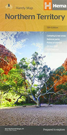 Northern Territory Handy Map by Hema Maps 9781925625684