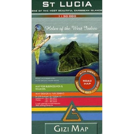 Saint-Lucia Road Map: 2017 by  9789638746542