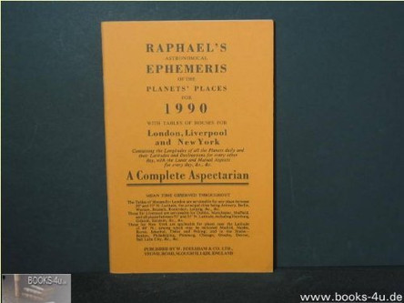 Raphael's Astronomical Ephemeris of the Planets' Places: 1990 by  9780572014179