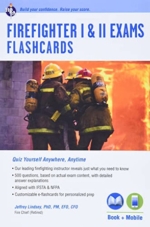 Firefighter I & II Exams Flashcard Book (Book + Online) by Jeffrey Lindsey 9780738611310