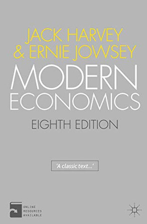 Modern Economics: An Introduction by Jack Harvey 9780230551299