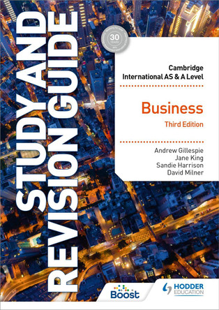 Cambridge International AS/A Level Business Study and Revision Guide Third Edition by Jane King