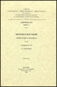 Dionysii Bar Salibi Commentarii in Evangelia, II: (Syr. II, 99), V. by A. Vaschalde 9789042901483