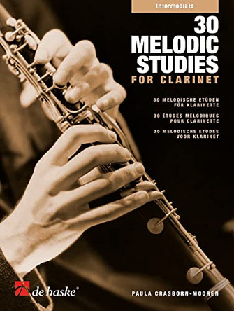 30 Melodic Studies for Clarinet by  9789043114899