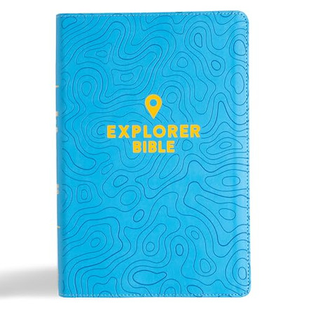 CSB Explorer Bible for Kids, Sky Blue Leathertouch, Indexed: Placing God's Word in the Middle of God's World by Csb Bibles by Holman 9798384518679