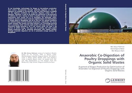 Anaerobic Co-Digestion of Poultry Droppings with Organic Solid Wastes by MD Anisur Rahman 9786208065799