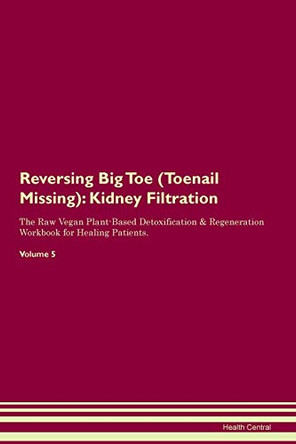 Reversing Big Toe (Toenail Missing): Kidney Filtration The Raw Vegan Plant-Based Detoxification & Regeneration Workbook for Healing Patients. Volume 5 by Health Central 9781395401993