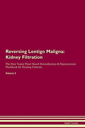 Reversing Lentigo Maligna: Kidney Filtration The Raw Vegan Plant-Based Detoxification & Regeneration Workbook for Healing Patients. Volume 5 by Health Central 9781395420253