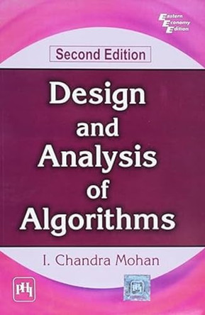 Design and Analysis of Algorithms by Chandra Mohan 9788120345751