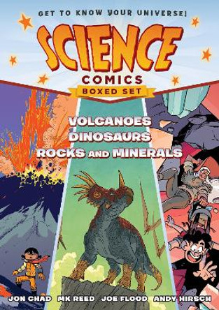 Science Comics Boxed Set: Volcanoes, Dinosaurs, and Rocks and Minerals by Jon Chad