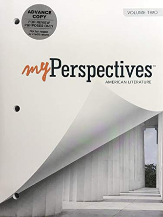 Myperspectives English Language Arts 2017 Student Edition Grade 11 Volume 2 9780133338829