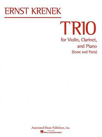 Trio: Score and Parts by Ernst Krenek 9780793592784