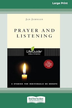 Prayer and Listening [Standard Large Print 16 Pt Edition] by Jan Johnson 9781038758637