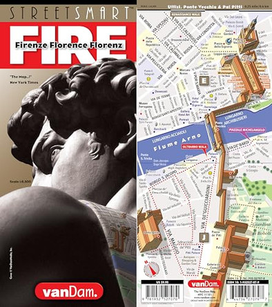 Streetsmart Florence Map by Vandam by Stephan Van Dam 9781932527070