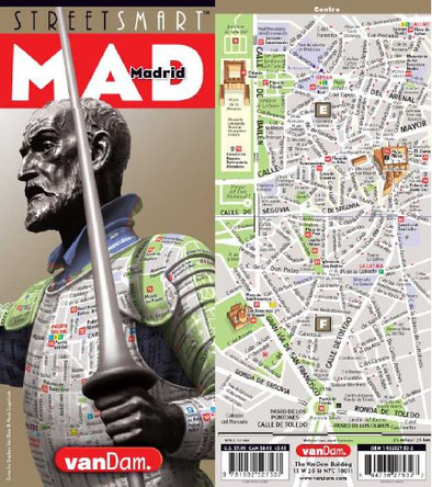 Streetsmart Madrid Map by Vandam: Laminated pocket size City Street Map to Madrid by Stephan Van Dam 9781932527537
