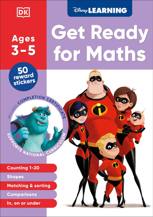 Disney Learning Get Ready for Maths (Ages 3-5) by DK 9780241763780