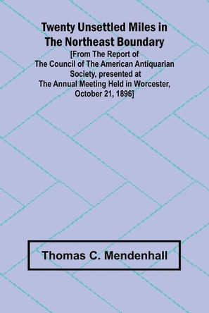 Tracks of a Rolling Stone (Edition1) by Thomas C Mendenhall 9789362518859