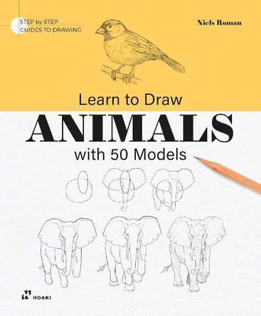 Learn to Draw Animals with 50 Models Niels Roman 9788410650633