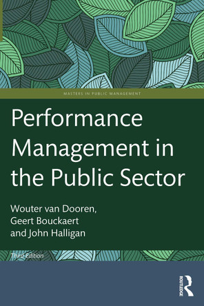 Performance Management in the Public Sector Wouter Van Dooren 9781032210483
